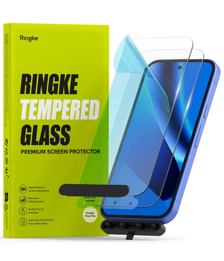RINGKE TEMPERED GLASS 2-PACK GOOGLE PIXEL 10A grūdintas stiklas skaidrus