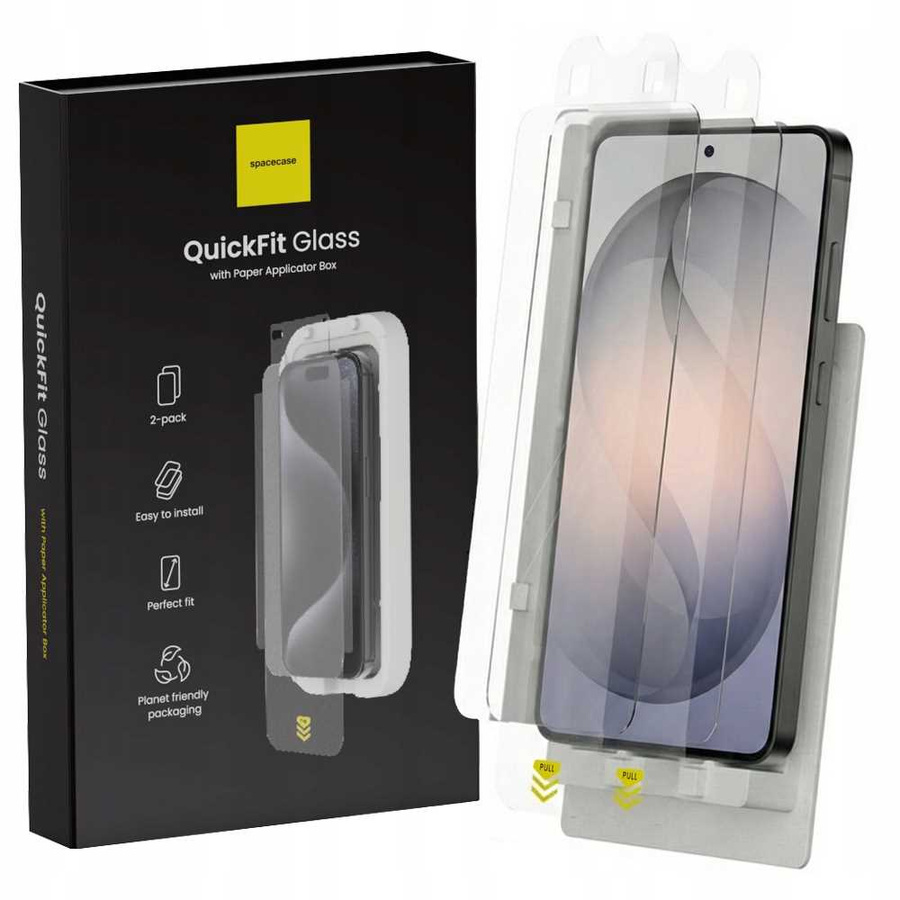 Spacecase apsauginis stiklas QuickFit Glass Galaxy S26+