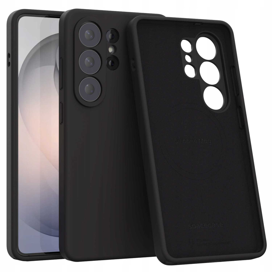 Spacecase silikoninis dėklas Mag Galaxy S26 Ultra juodas