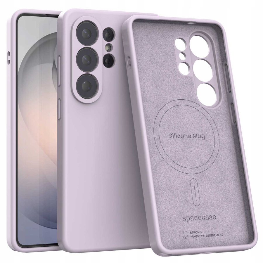 Spacecase silikoninis dėklas Mag Galaxy S26 Ultra violetinis