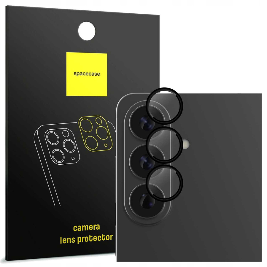 Spacecase kameros apsauginis žiedas Galaxy S26+ juodas