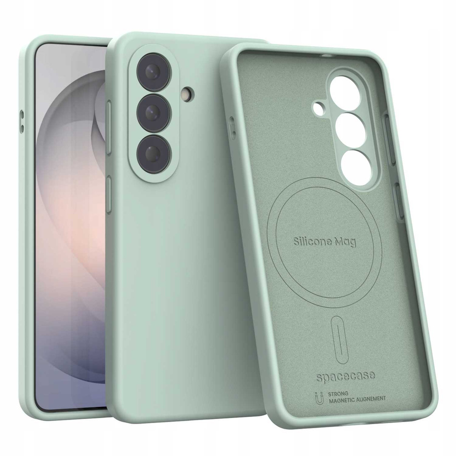 Spacecase silikoninis dėklas Mag Galaxy S26 mėtinė