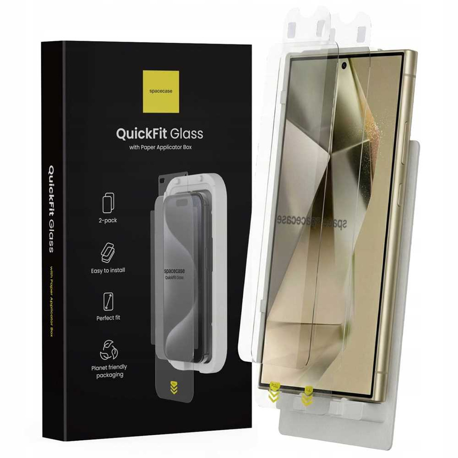 Spacecase apsauginis stiklas QuickFit Galaxy S24 Ultra