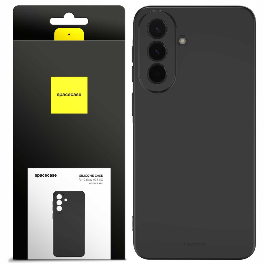 Spacecase silikoninis dėklas 3.0 Galaxy A37 5G juodas