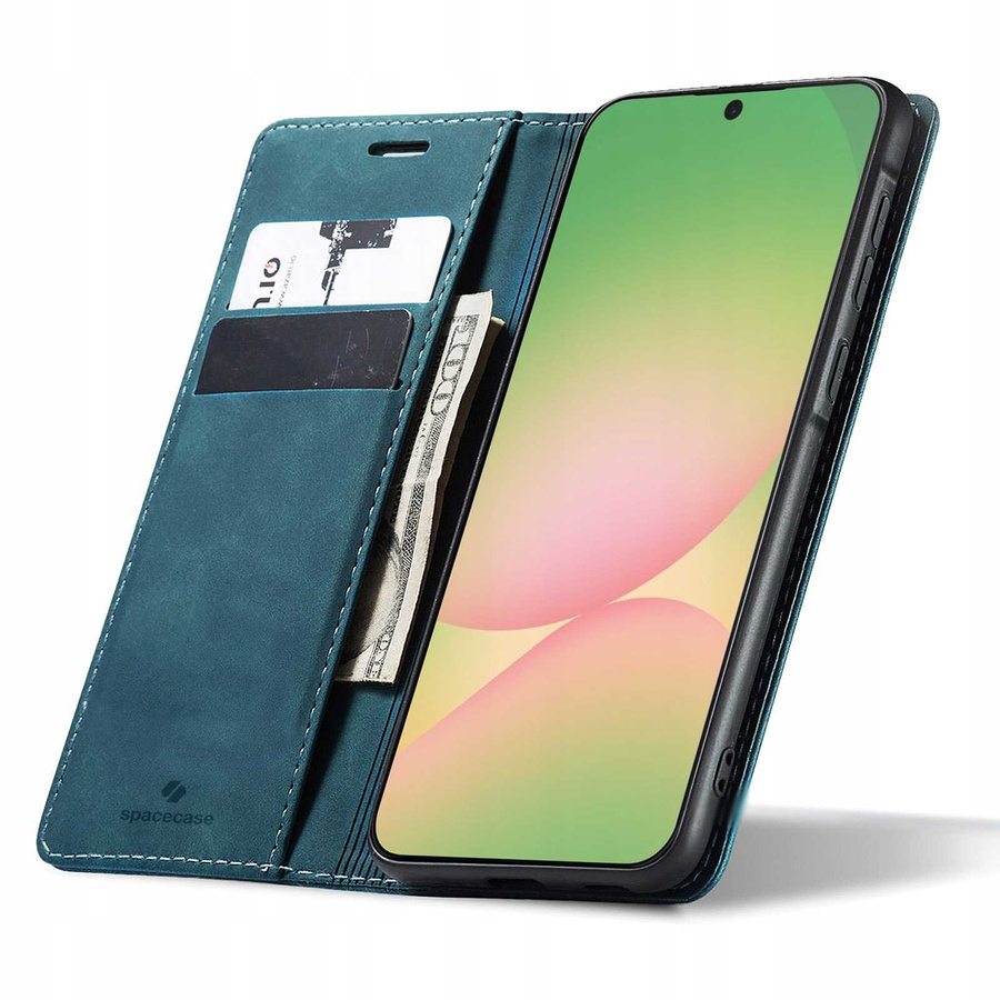 Spacecase piniginės dėklas Galaxy A37 5G mėlynas