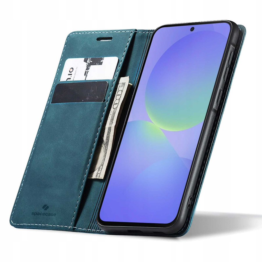 Spacecase piniginės dėklas Galaxy A57 5G mėlynas