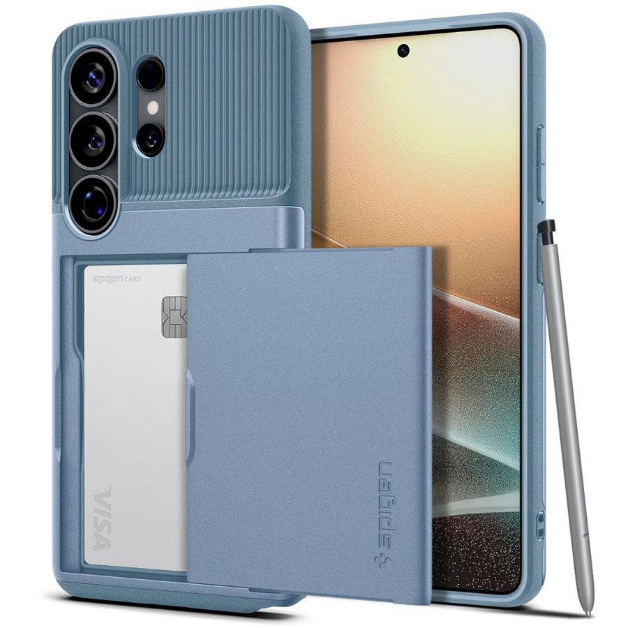 SPIGEN SLIM ARMOR CS GALAXY S26 ULTRA šviesiai mėlynas