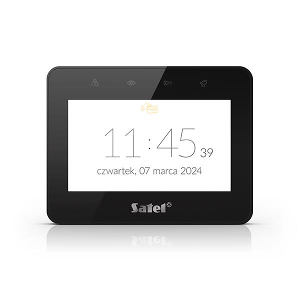 Satel Integra INT-TSG2R-B jutiklinis ekranas klaviatūra juoda