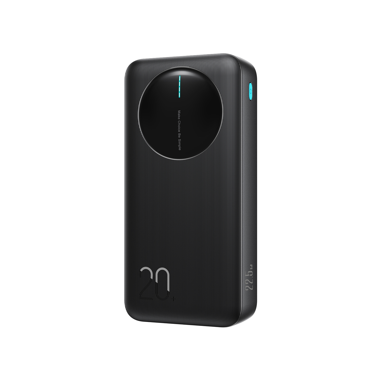 Joyroom JR-PBF14 Pro išorinė baterija 22.5W 20000mAh su skaitmeniniu ekranu 2x USB-A 1x USB-C - juoda