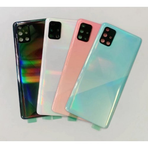 Galinis dangtelis skirtas Samsung A715 A71 / Prism Crush Black / (su kameros stikliuku) HQ