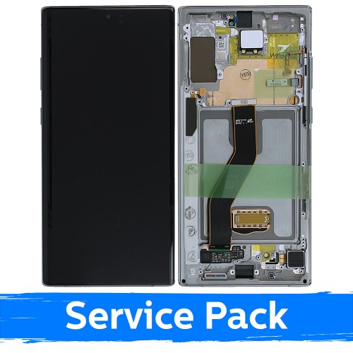 Ekranas skirtas Samsung N975 Note 10 Plus su rėmeliu / Aura Glow / (Service Pack)