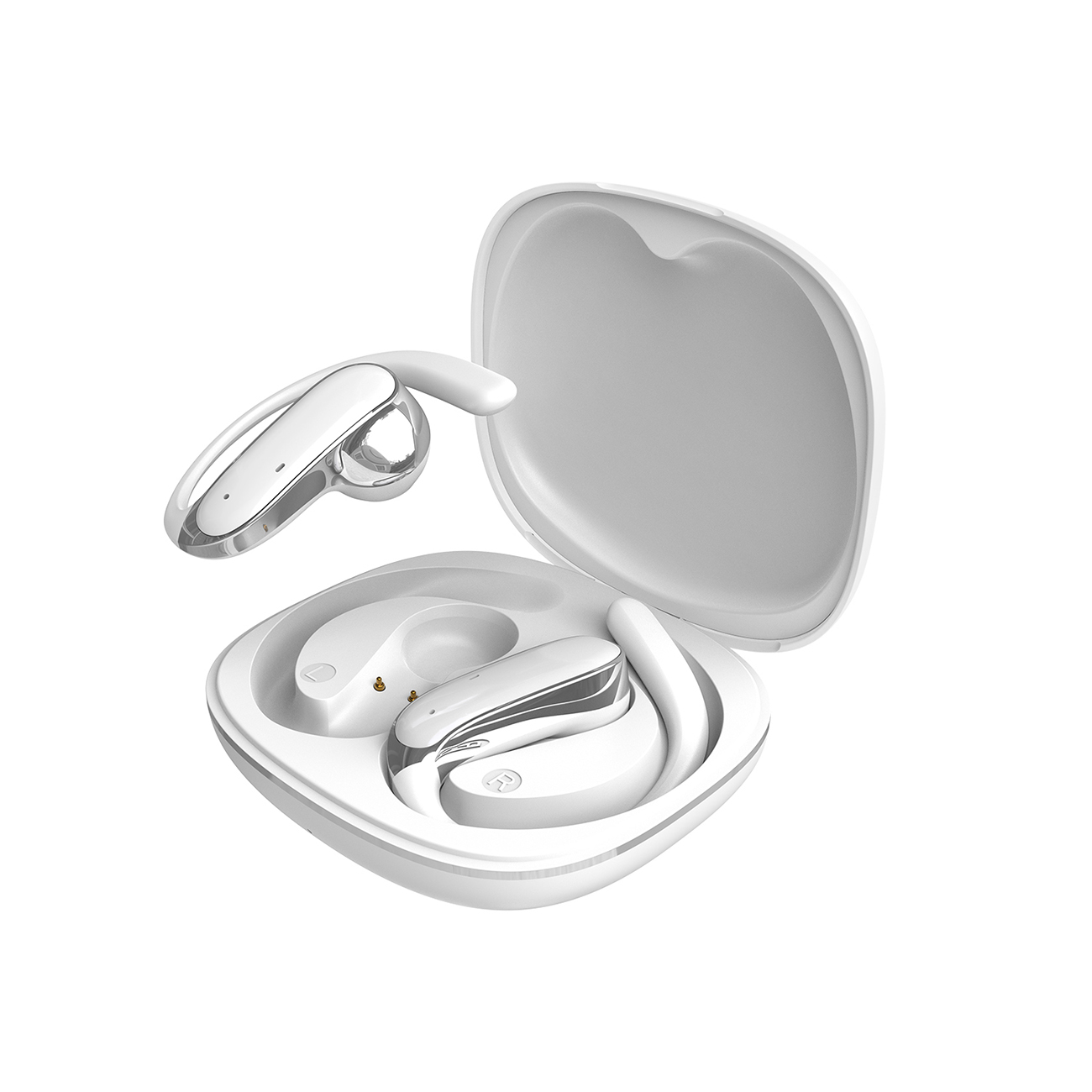 Dudao U17Z Bluetooth 5.3 OWS ausinės with Ear Hooks - baltas