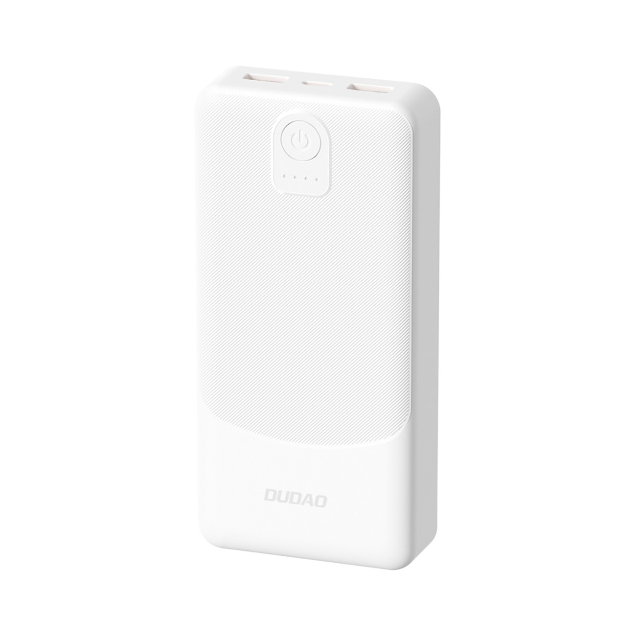Dudao K10Pro išorinė baterija 2.4A 20000mAh 2 x USB-A - baltas