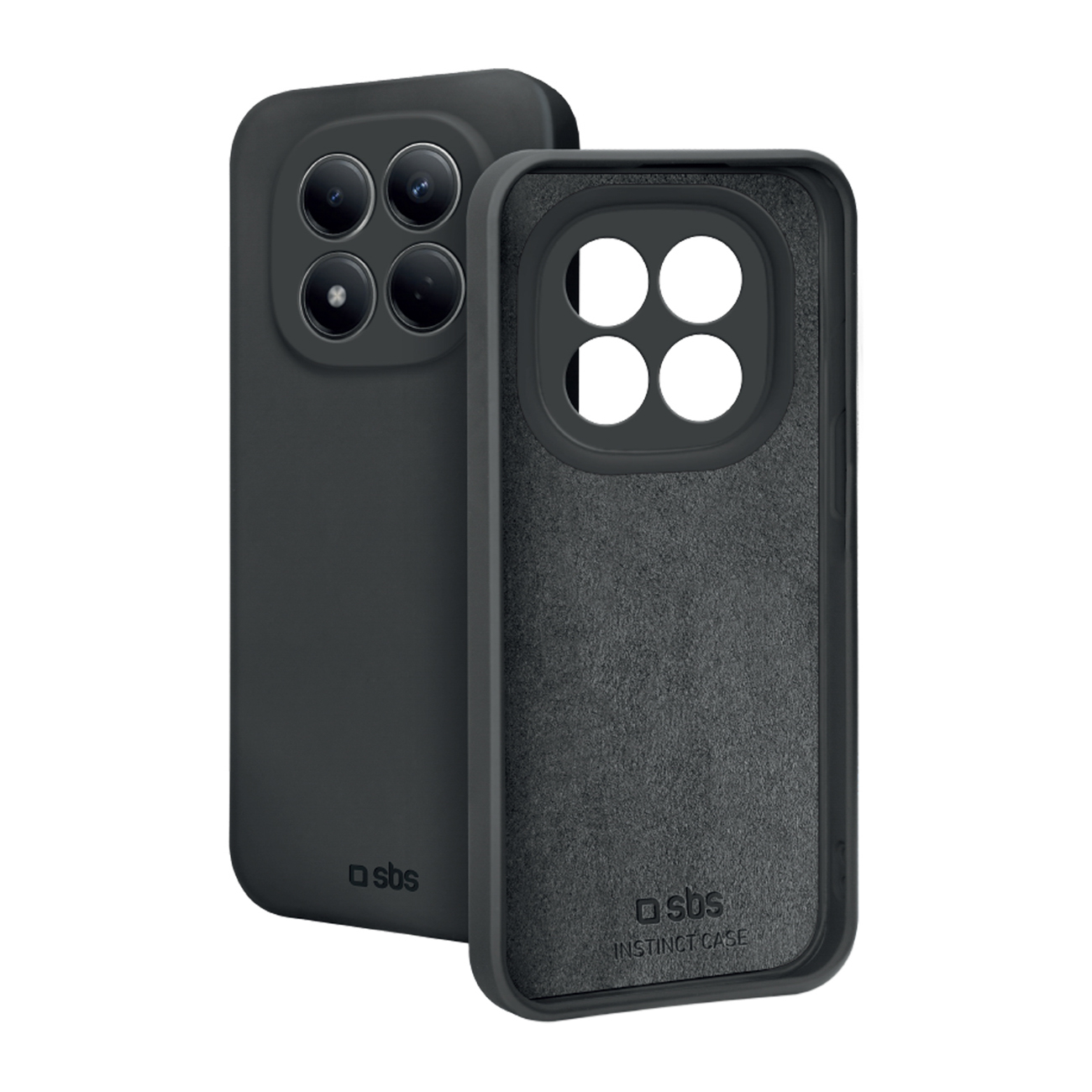 SBS Instinct dėklas, skirtas "Xiaomi Redmi Note 15 Pro 4G" - Juodas