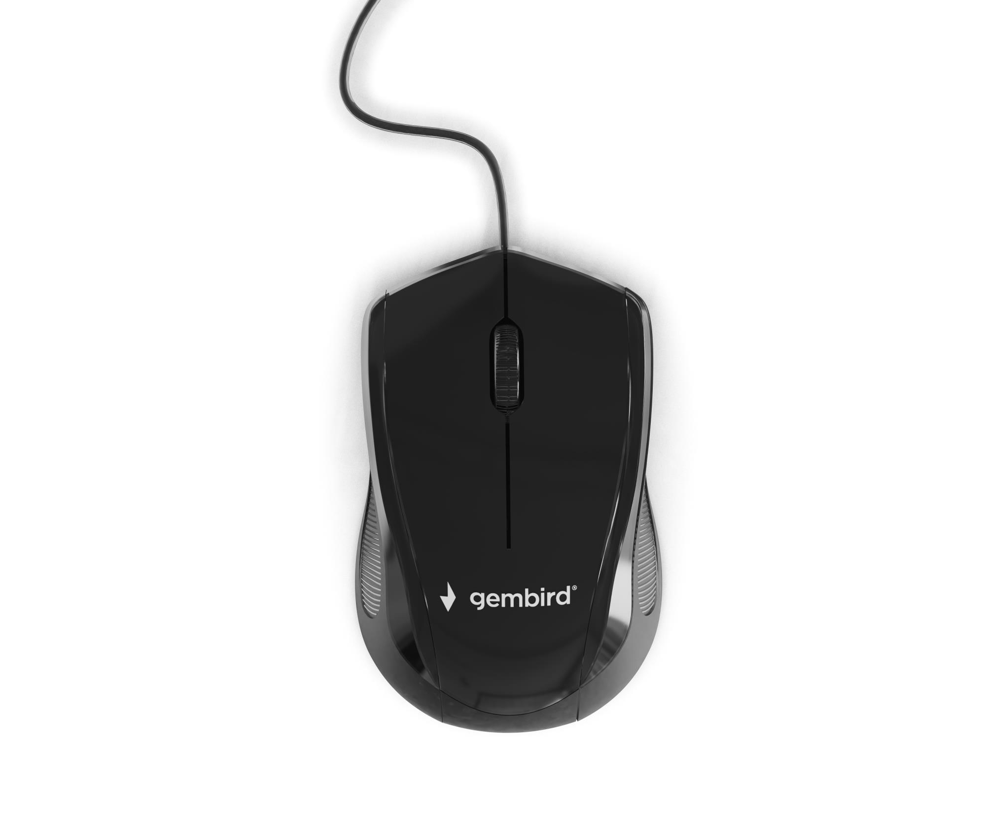 Gembird USB optinė pelė juoda