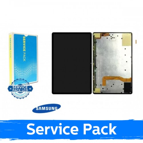 Ekranas skirtas Samsung T970 / T976 Tab S7 Plus 2021 juodas (Service Pack)