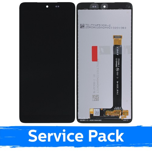 Ekranas skirtas Samsung G525 Xcover 5 juodas (Service Pack)
