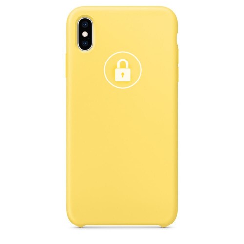 Dėklas "Silicone Case" skirtas iPhone XR / Canary Yellow / su įpakavimu