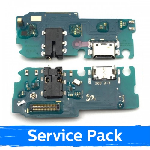 Krovimo lizdas skirtas Samsung A725 A72 su lanksčiąja jungtimi / plata originalus (Service Pack)