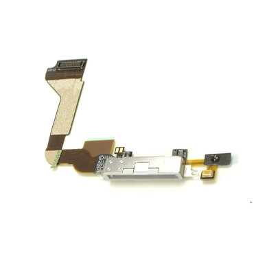 Lanksčioji jungtis skirta iPhone 4G įkrovimo kontakto balta