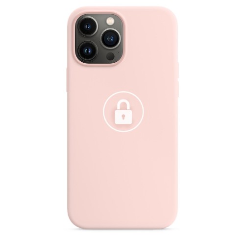 Dėklas "Silicone Case" skirtas iPhone 13 Pro Max / Chalk Pink / su įpakavimu