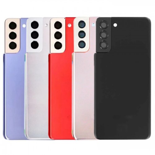 Galinis dangtelis skirtas Samsung G991 S21 / Phantom Pink / (su kameros stikliuku) OEM