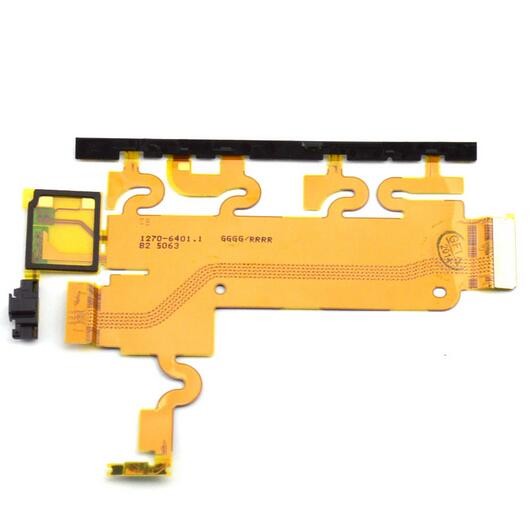 Lanksčioji jungtis Sony L39h C6902/C6903/Xperia Z1 šoninių mygtukų su mikrofonu ir zumerio jungtimi ORG