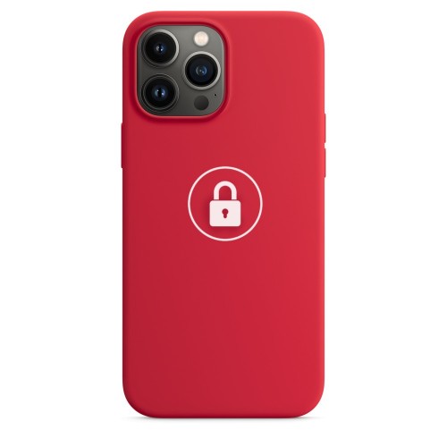 Dėklas "Silicone Case" skirtas iPhone 13 Pro / Red Product / su įpakavimu