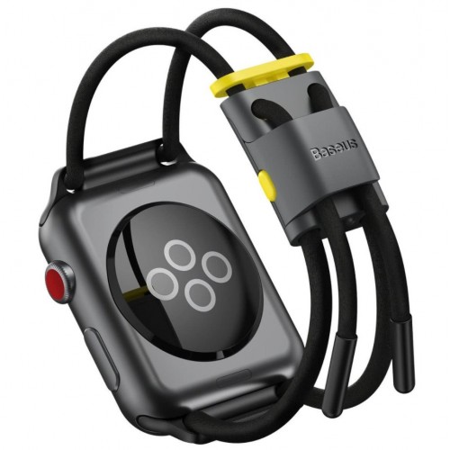 Apyrankė Baseus "Lets go" skirta Apple Watch Series 38 / 40mm pilka/geltona