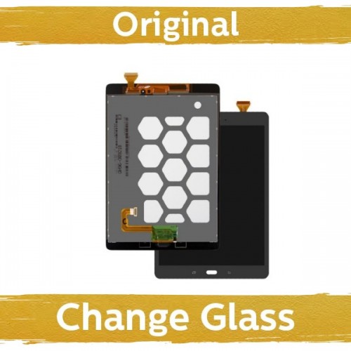 Ekranas skirtas Samsung T550 / T555 Tab A 9.7'' juodas (Atnaujintas: China)