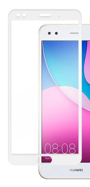 Grūdintas stiklas 6D XIAOMI MI A2 LITE / REDMI 6 PRO baltas