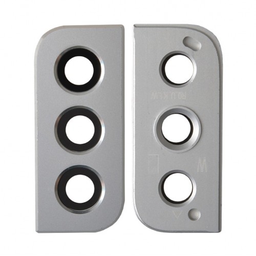 Galinės kameros stikliukas skirtas Samsung S901 S22 / S906 S22 Plus galinės kameros stikliukas / White /