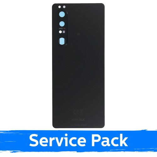 Galinis dangtelis skirtas Sony Xperia 1 III juodas (Service Pack)
