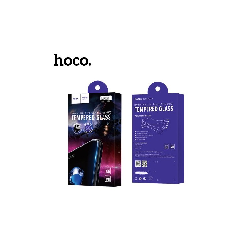 LCD apsauginis stikliukas "Hoco V1 3D Cool Zenith series High transparent" Apple iPhone 6 Plus/6S Plus baltas