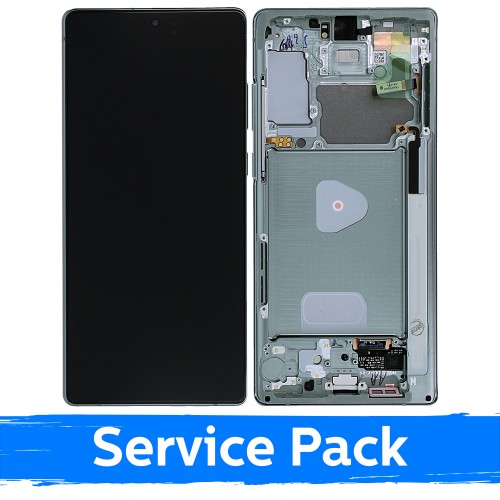 Ekranas skirtas Samsung N980 Note 20 su rėmeliu / Mystic Green / (Service Pack)