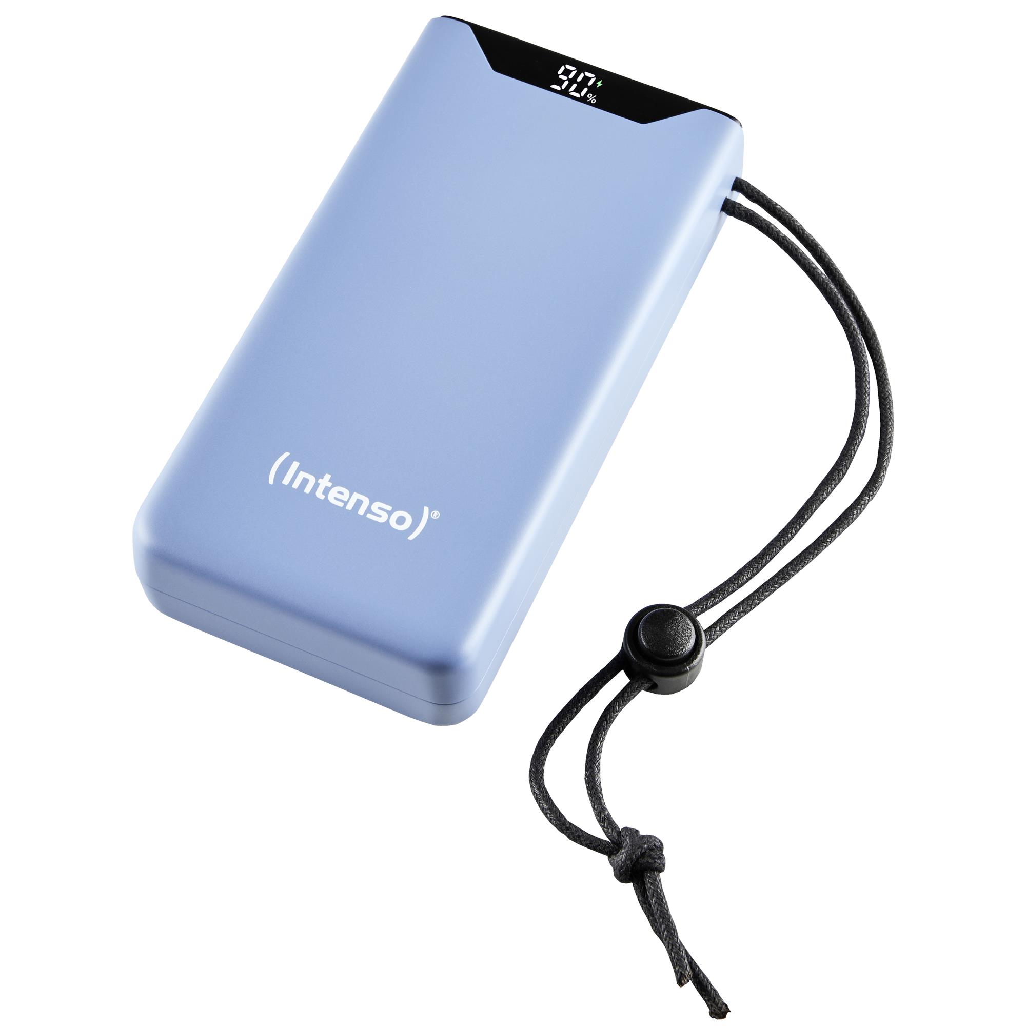 Intenso F20000 išorinė baterija 20000mAh, QC3.0, mėlyna