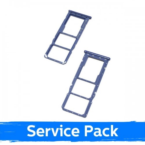SIM stalčiukas skirtas Samsung A750 A7 2018 SIM kortelės stalčiukas mėlynas originalus (Service Pack)