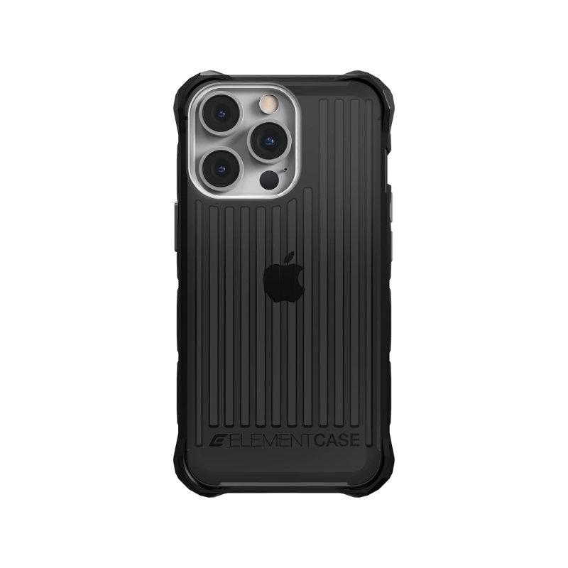 Element dėklas Special Ops - dėklas iPhone 13 Pro (Mil-Spec Drop Protection) (Smoke/juodas)