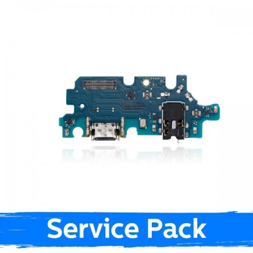 Krovimo lizdas skirtas Samsung A135 A13 4G su lanksčiąją jungtimi / plata (Service Pack)