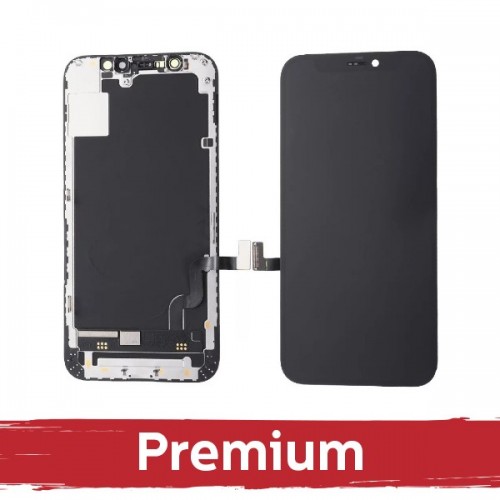Ekranas skirtas iPhone 12 Mini juodas (Hard OLED / Premium) /*Removable IC*/
