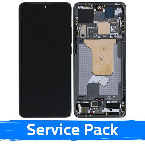 Ekranas skirtas Xiaomi 12 (12S / 12X) su rėmeliu / Gray / (Service Pack)