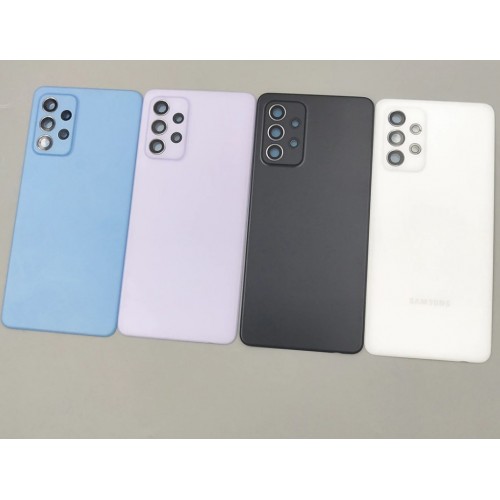 Galinis dangtelis skirtas Samsung A525 A52 / Awesome Black / (su kameros stikliuku) HQ