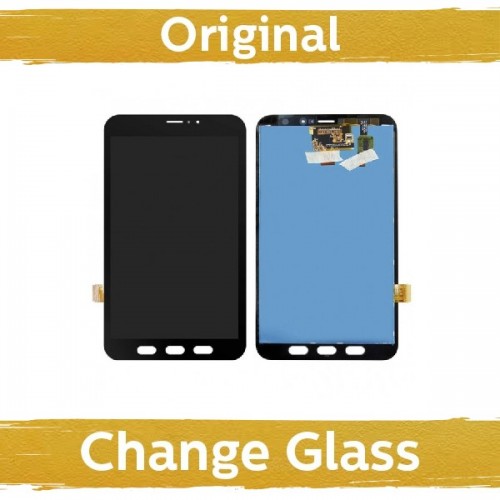 Ekranas skirtas Samsung T395 Tab Active 2 juodas (Atnaujintas: China)