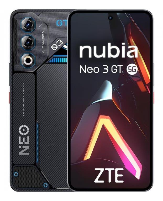 ZTE Nubia Neo 3 GT 5G 12/256GB pilkas mobilusis telefonas