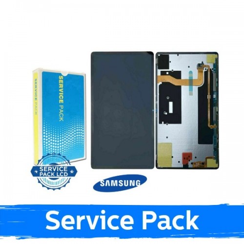 Ekranas skirtas Samsung X800 / X806 Tab S8 Plus 12.4'' juodas(Service Pack)