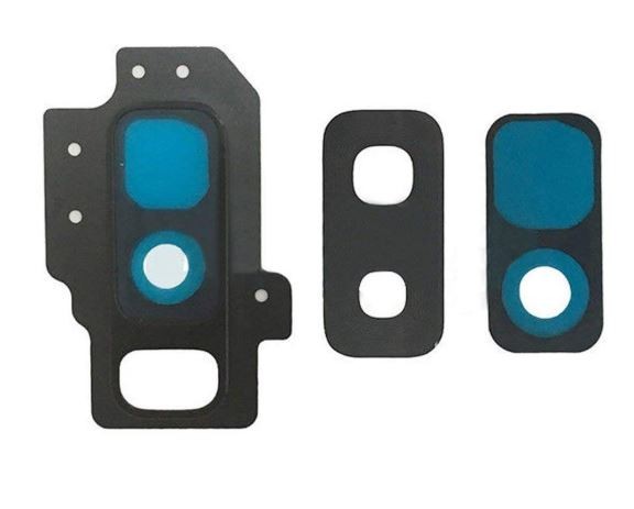 Samsung G965 S9 Plus kameros stikliukas su rėmeliu Midnight Black HQ