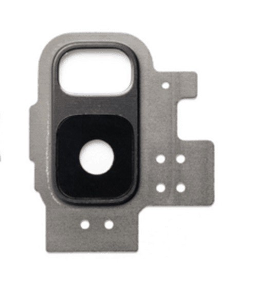 Samsung G960 S9 kameros stikliukas sidabrinis HQ