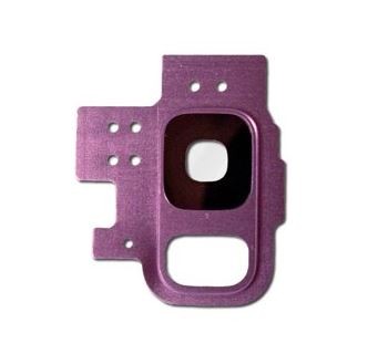 Samsung G960 S9 kameros stikliukas Burgundy Red HQ