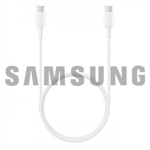 USB Kabelis Samsung EP-DW767JWE baltas 180cm "Type-C/Type-C" 25W / 100% Genuine /
