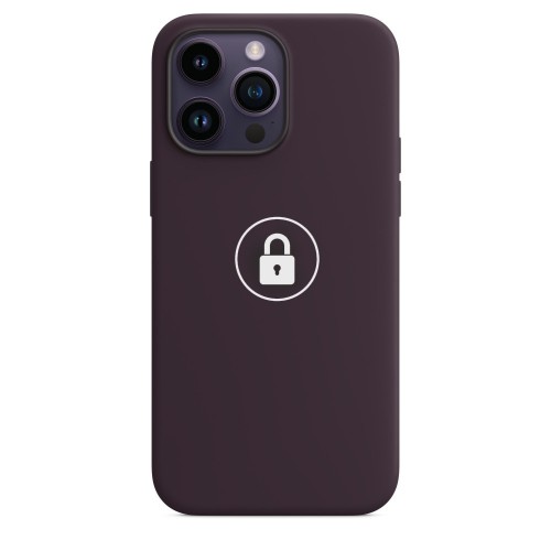 Dėklas "Silicone Case v2" skirtas iPhone 14 Pro Max / Elderberry / su įpakavimu